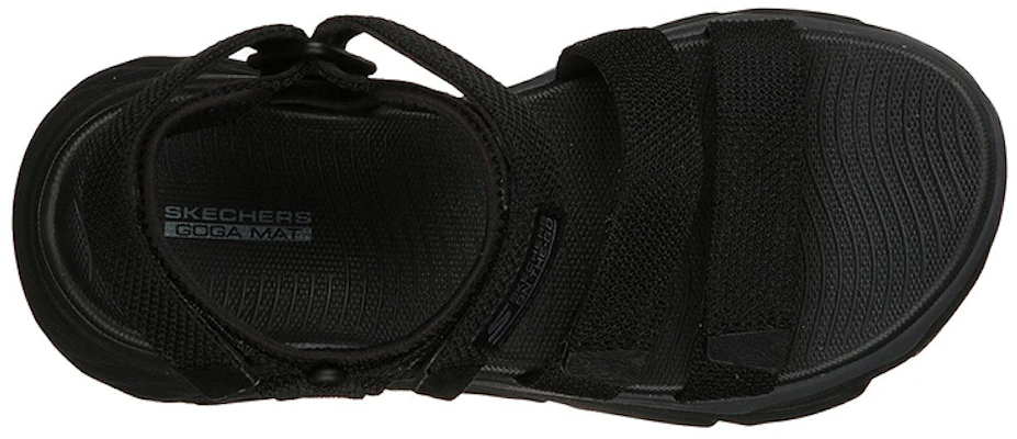 (Women) Skechers Max Cushioning Sandal 'All Black' 140120-BBK Lookbook (Women) Skechers Max Cushioning Sandal 'All Black' 140120-BBK