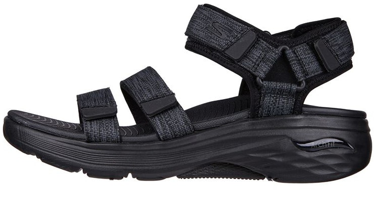 women-skechers-max-cushioning-sandal-black-140553-bkgy