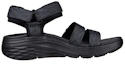 Order (Women) Skechers Max Cushioning Sandal 'Black' 140553-BKGY