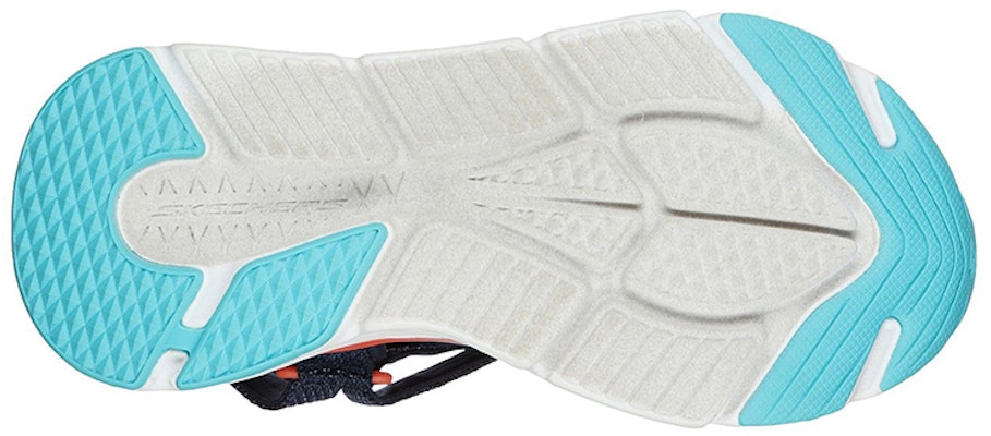 (Women) Skechers Max Cushioning Sandal 'Blue Multicolor' 140120-NVMT Shop (Women) Skechers Max Cushioning Sandal 'Blue Multicolor' 140120-NVMT
