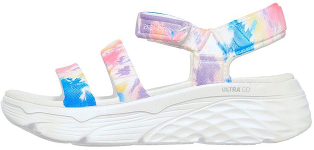 (W) Skechers Max Cushioning Sandal 'Biru Pink Ungu' 111330-MLT Buy (W) Skechers Max Cushioning Sandal 'Biru Pink Ungu' 111330-MLT