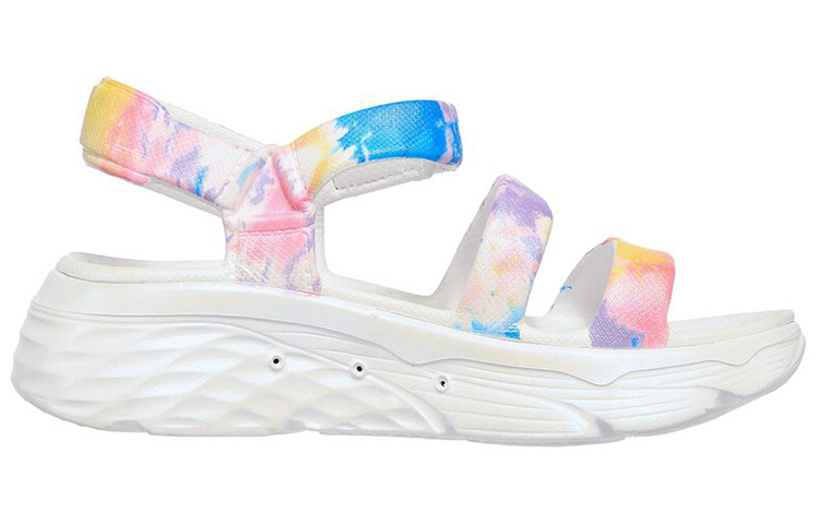 Order (Women) Skechers Max Cushioning Sandal 'Blue Pink Purple' 111330-MLT