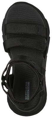 (Women) Skechers Max Cushioning Sandal 'Lured All-Black' 140218-BBK Lookbook (Women) Skechers Max Cushioning Sandal 'Lured All-Black' 140218-BBK