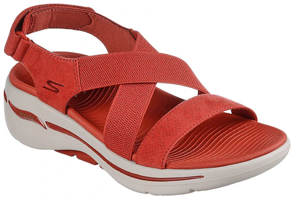 (Women) Skechers Max Cushioning Sandal 'Lured Burgundy' 140257-RUST Lookbook (Women) Skechers Max Cushioning Sandal 'Lured Burgundy' 140257-RUST