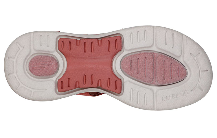 Purchase (Women) Skechers Max Cushioning Sandal 'Lured Burgundy' 140257-RUST