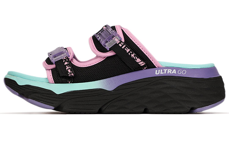 (Women) Skechers Max Cushioning Sandals Blue/Green 140117-BKMT