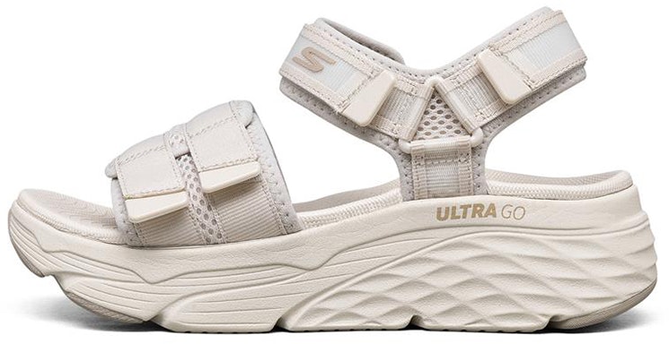 women-skechers-max-cushioning-sandals-creamy-cream-140424-nat
