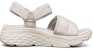(W) Skechers Max Cushioning Sandal Berkusyen Krim 'Cream' 140424-NAT