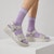 (W) Skechers Max Cushioning Sandal Berkusyen Krim 'Cream' 140424-NAT