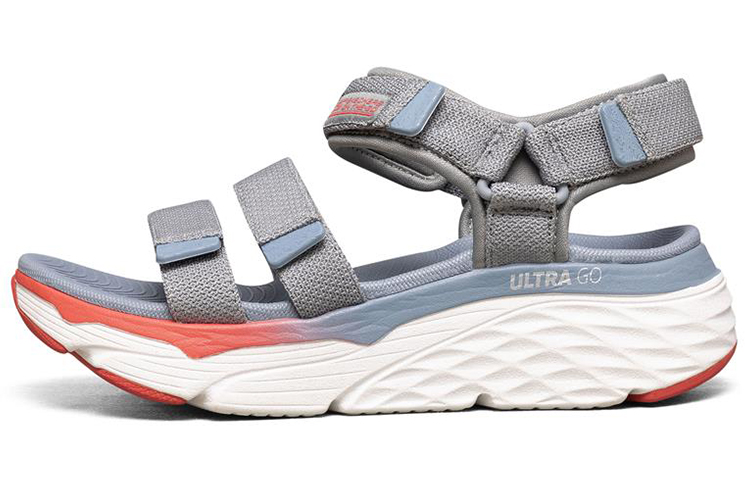 (Women) Skechers Max Cushioning Sandals Grey '' 140120-CCMT