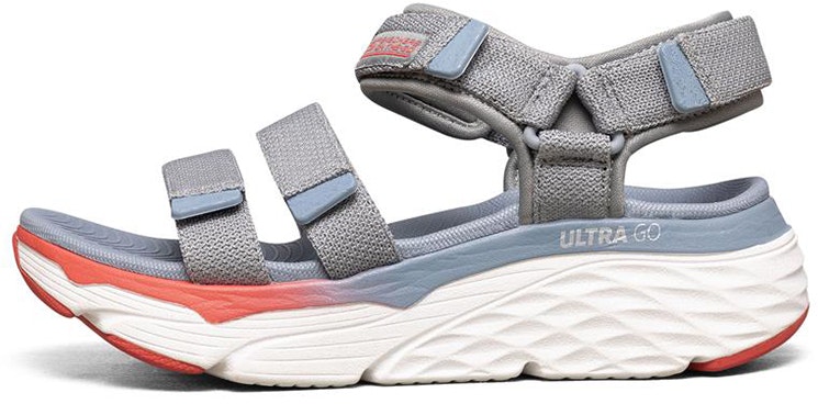 women-skechers-max-cushioning-sandals-grey-140120-ccmt