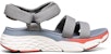 (W) Skechers Max Cushioning Sandal Kelabu 140120-CCMT