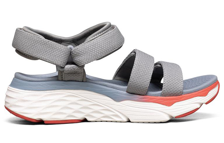 Order (W) Skechers Max Cushioning Sandalen Grau 140120-CCMT