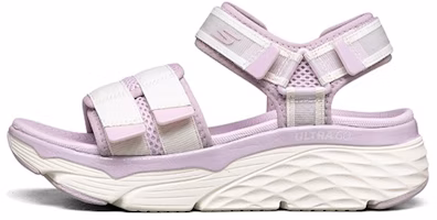 (Women) Skechers Max Cushioning Sandals Purple 'White' 140424-WLV (Women) Skechers Max Cushioning Sandals Purple 'White' 140424-WLV