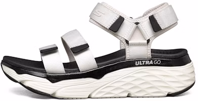 (Women) Skechers Max Cushioning Sandals White 140218-WHT (Women) Skechers Max Cushioning Sandals White 140218-WHT