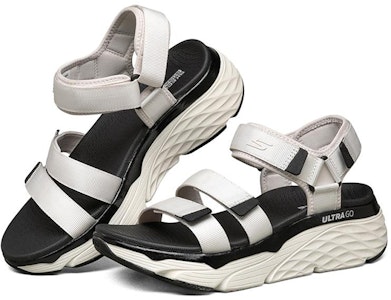 (W) 斯凯奇Max缓震白色凉鞋 140218-WHT Lookbook (W) 斯凯奇Max缓震白色凉鞋 140218-WHT