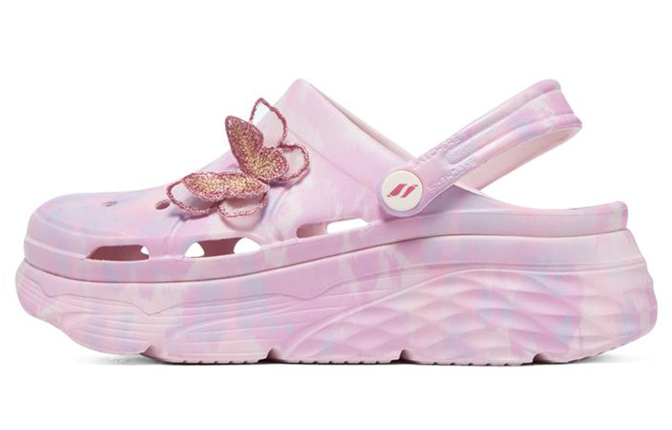 (W) Skechers Max Cushioning Slide 'Pastel Pink'