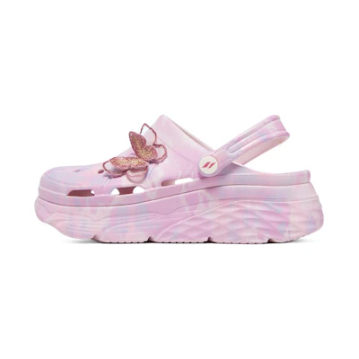 (W) Skechers Max Cushioning Slide 'Pastel Pink'
