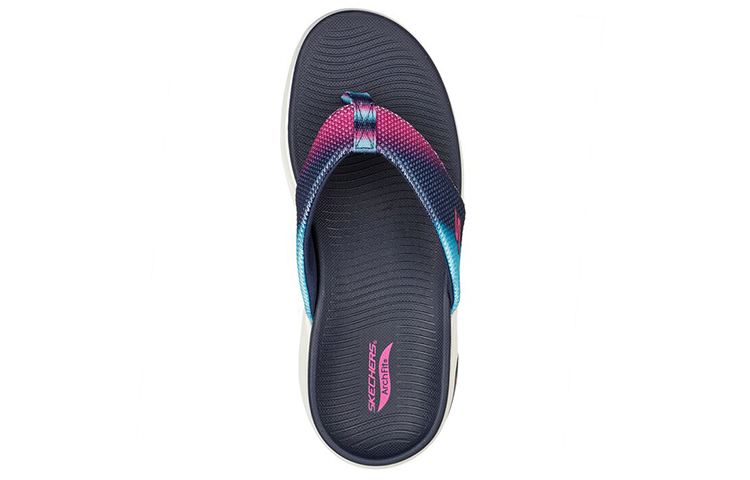 (W) Skechers Max Cushioning Slide 'White Blue' 圖 3