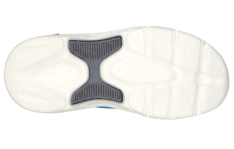 (W) Skechers Max Cushioning Slide 'White Blue' 圖 4