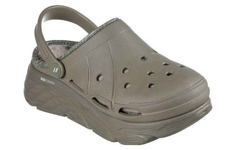 Lookbook (W) Zapatillas Skechers Max Cushioning 'Lined Whirlwind Verde' 111346-OLV