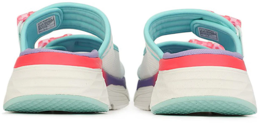 (W) Sandales Skechers Max Cushioning Semelle Épaisse Violet/Vert 140117-WMLT Lookbook (W) Sandales Skechers Max Cushioning Semelle Épaisse Violet/Vert 140117-WMLT
