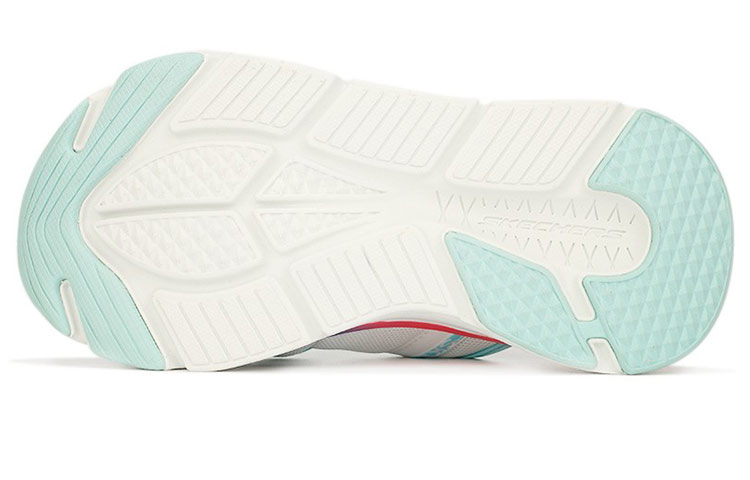 Shop (W) Skechers Sandal Tebal Max Cushioning Ungu/Hijau 140117-WMLT