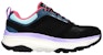 (W) Skechers Max Cushioning Trail 'Hitam Pelbagai Warna' 128217-BKMT