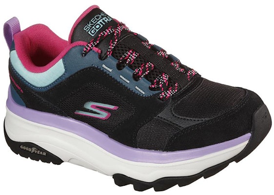(Women) Skechers Max Cushioning Trail 'Black Colorblock' 128217-BKMT Lookbook (Women) Skechers Max Cushioning Trail 'Black Colorblock' 128217-BKMT