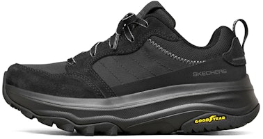(Women) Skechers Max Cushioning Trail Low-Top Black 128216-BBK (Women) Skechers Max Cushioning Trail Low-Top Black 128216-BBK