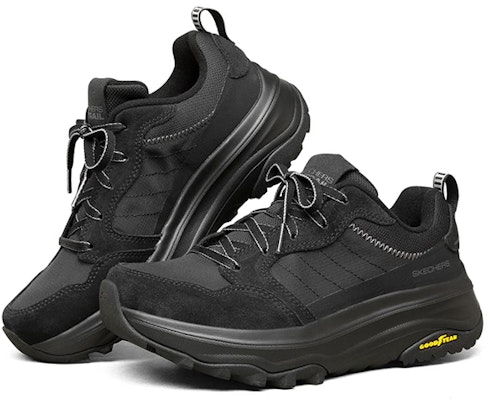 (Women) Skechers Max Cushioning Trail Low-Top Black 128216-BBK Lookbook (Women) Skechers Max Cushioning Trail Low-Top Black 128216-BBK