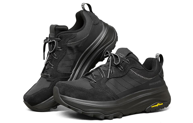 Lookbook (W) Skechers Max Cushioning Trail Lage Sneakers Zwart 128216-BBK