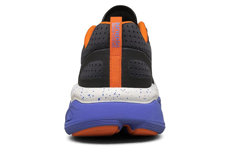 (W) Skechers Max Cushioning Ultimate Low-Top Black/Blue/Orange 圖 4