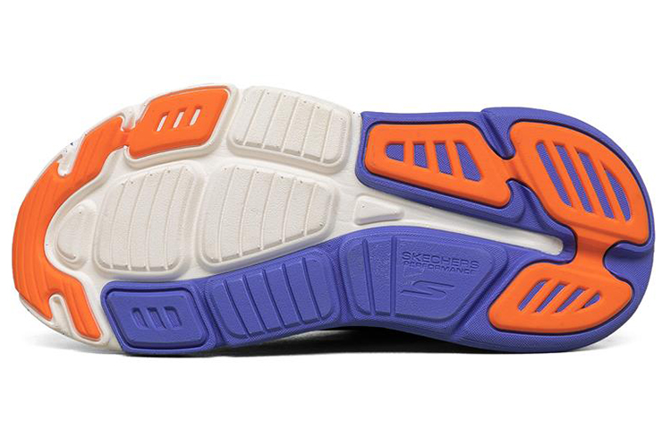 (W) Skechers Max Cushioning Ultimate Low-Top Black/Blue/Orange 圖 5