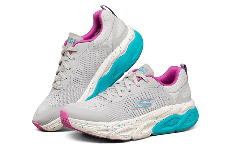 (W) Skechers Max Cushioning Ultimate Low-Top Grey/Blue 圖 3