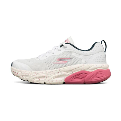 (W) Skechers Max Cushioning Ultimate Low-Top Pink/White/Gray