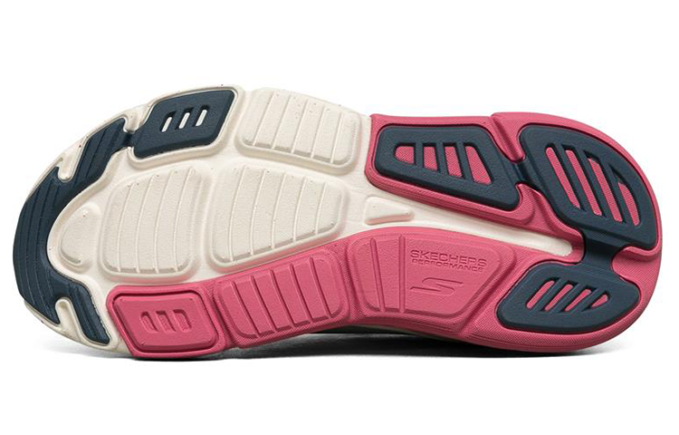 (W) Skechers Max Cushioning Ultimate Low-Top Pink/White/Gray 圖 5