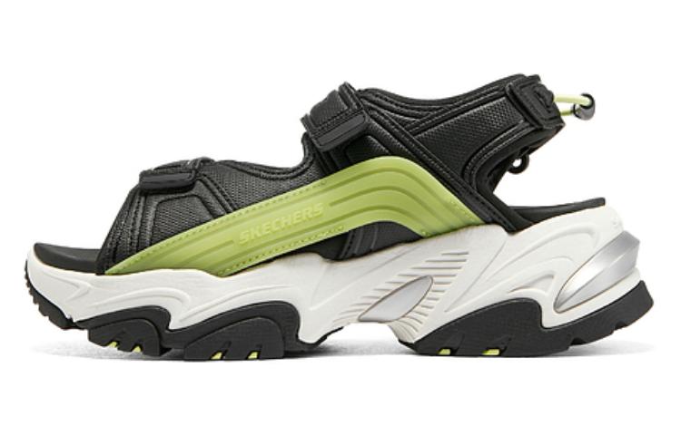 (Women) Skechers Mecha Sandal 'Cool Green Milk Bear' 896052-BKGR