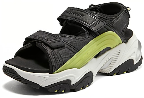 (Women) Skechers Mecha Sandal 'Cool Green Milk Bear' 896052-BKGR Lookbook (Women) Skechers Mecha Sandal 'Cool Green Milk Bear' 896052-BKGR
