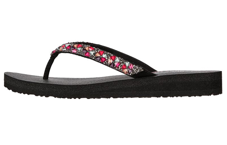 (Women) Skechers Meditation-Daisy Delight 'Black' 31559-BKMT