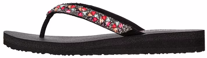(W) Skechers Meditación-Daisy Delight 'Negro' 31559-BKMT Buy (W) Skechers Meditación-Daisy Delight 'Negro' 31559-BKMT