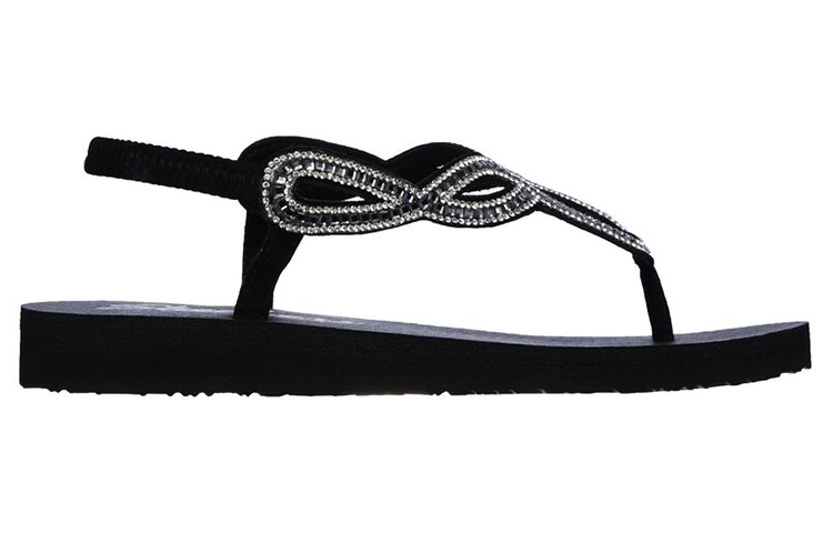 Order (W) Skechers Meditation-Evening Dew 'Hitam' 32916-BLK