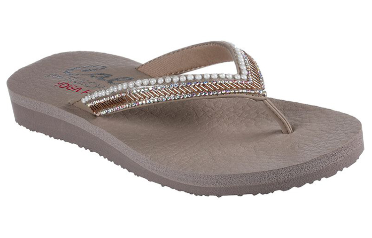 Lookbook (W) Skechers Meditation-Fancy Pearl ''Grijs Taupe'' 119286-TPE
