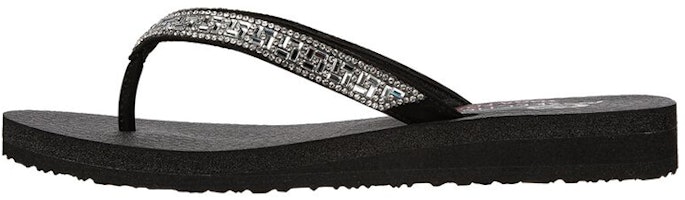 (Women) Skechers Meditation-Geo-Princess 'Black Silver' 119285-BLK (Women) Skechers Meditation-Geo-Princess 'Black Silver' 119285-BLK