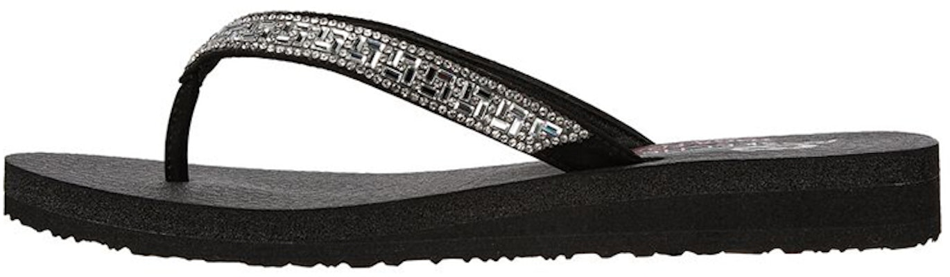 (Women) Skechers Meditation-Geo-Princess 'Black Silver' 119285-BLK Buy (Women) Skechers Meditation-Geo-Princess 'Black Silver' 119285-BLK