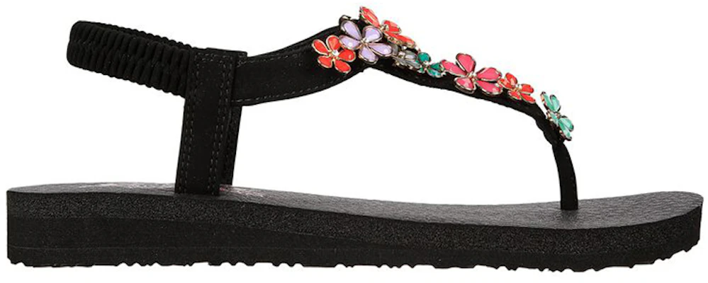 (W) Skechers Meditation-Glass Daisy 'Sandal Fashion Hitam' 32922-BKMT Order (W) Skechers Meditation-Glass Daisy 'Sandal Fashion Hitam' 32922-BKMT