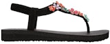 Order (W) Skechers Meditation-Glass Daisy 'Sandal Fesyen Hitam' 32922-BKMT