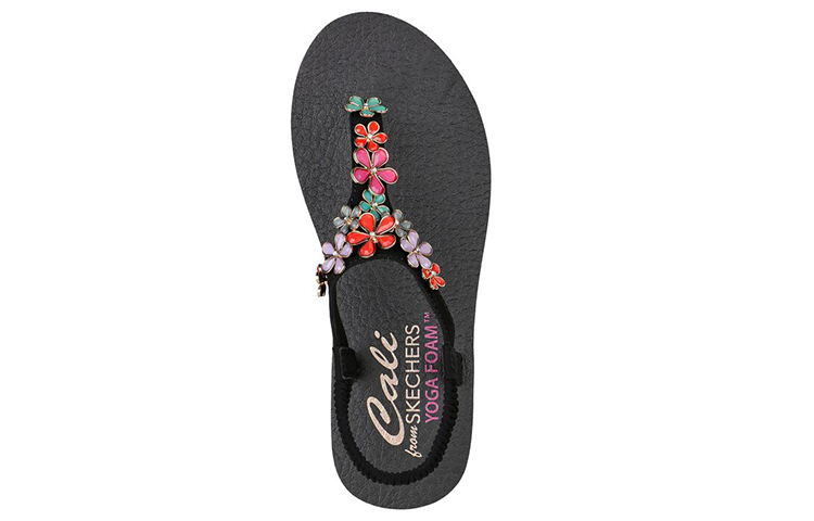 Shop (W) Skechers Meditation-Glass Daisy 'Sandal Fashion Hitam' 32922-BKMT