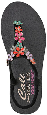 (W) Skechers Meditation-Glass Daisy 'Sandal Fashion Hitam' 32922-BKMT Shop (W) Skechers Meditation-Glass Daisy 'Sandal Fashion Hitam' 32922-BKMT