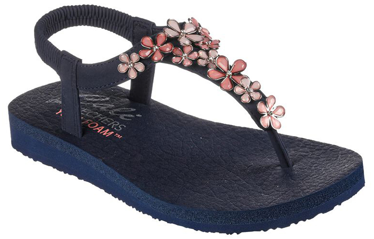 (W) Skechers Meditation-Glass Daisy Sandal 'Blue Fashion' 圖 3